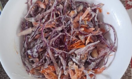 Ensalada de zanahoria y col